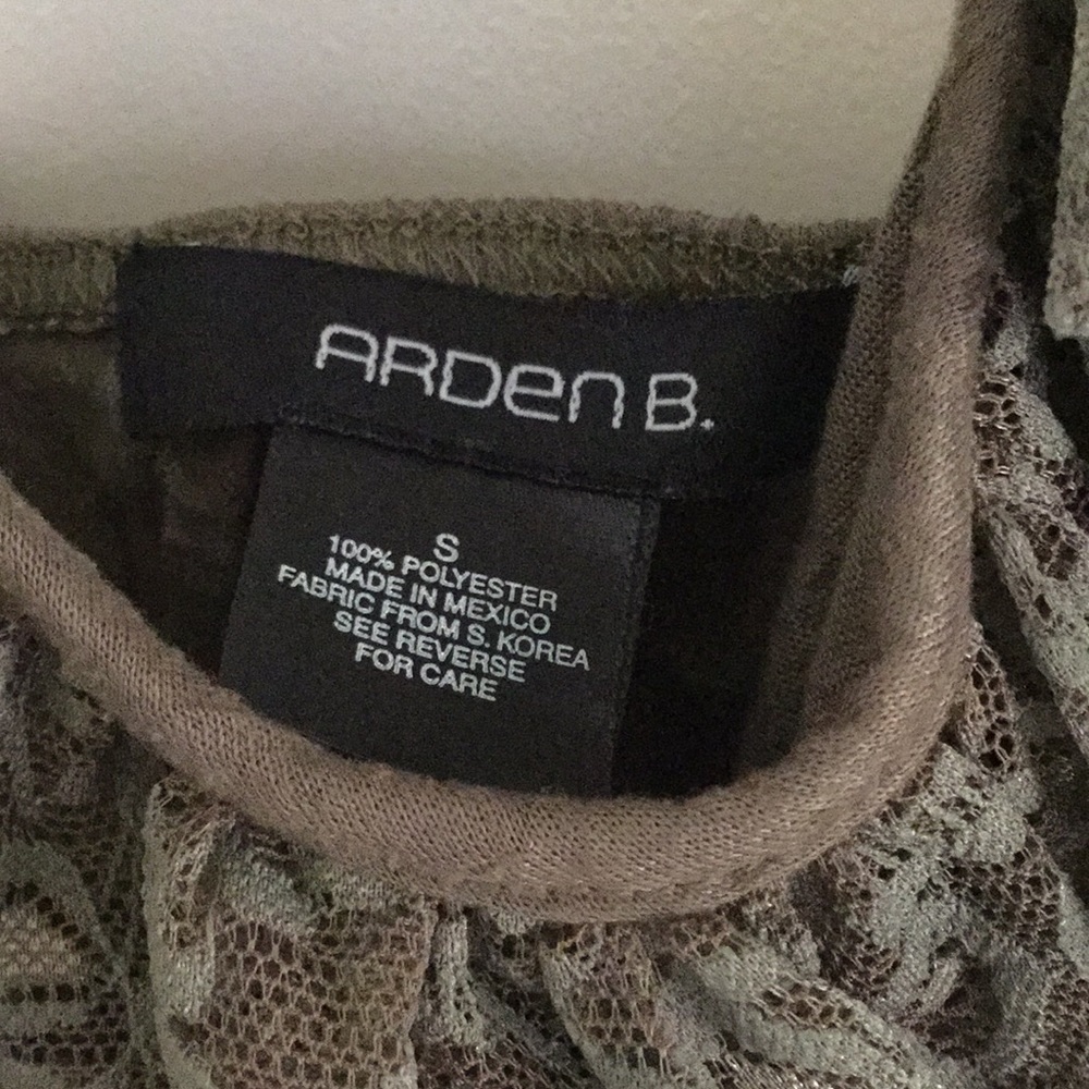 Vintage Arden B blouse.  Army green.